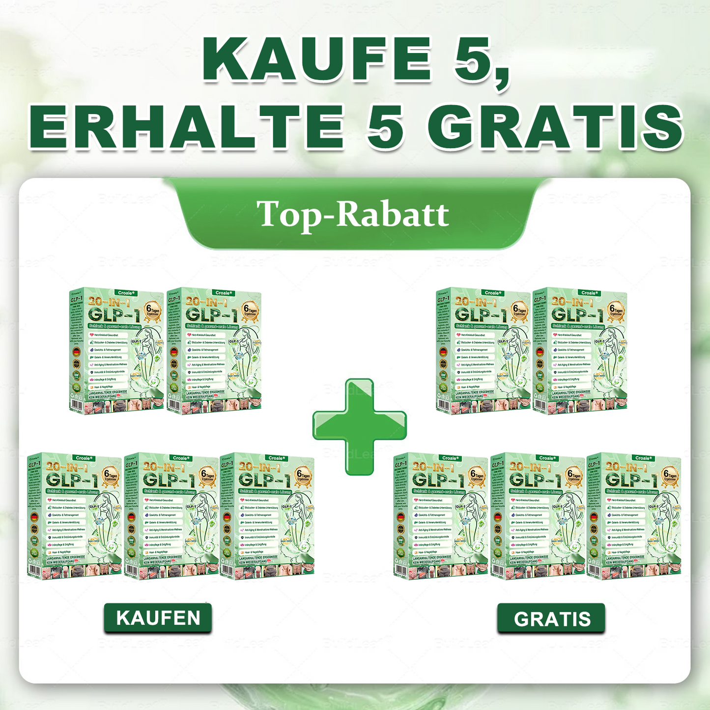 Neuerscheinung 🇩🇪|Croaie® GLP-1 20-in-1 Slim & Health Oral Solution -Nur eine Dosis pro Tag, sichtbare Ergebnisse in nur 6 Tagen!Enthält 100 Milliarden aktive Probiotika (CFU). ✅ Unterstützt das Gewichtsmanagement, die Herzgesundheit