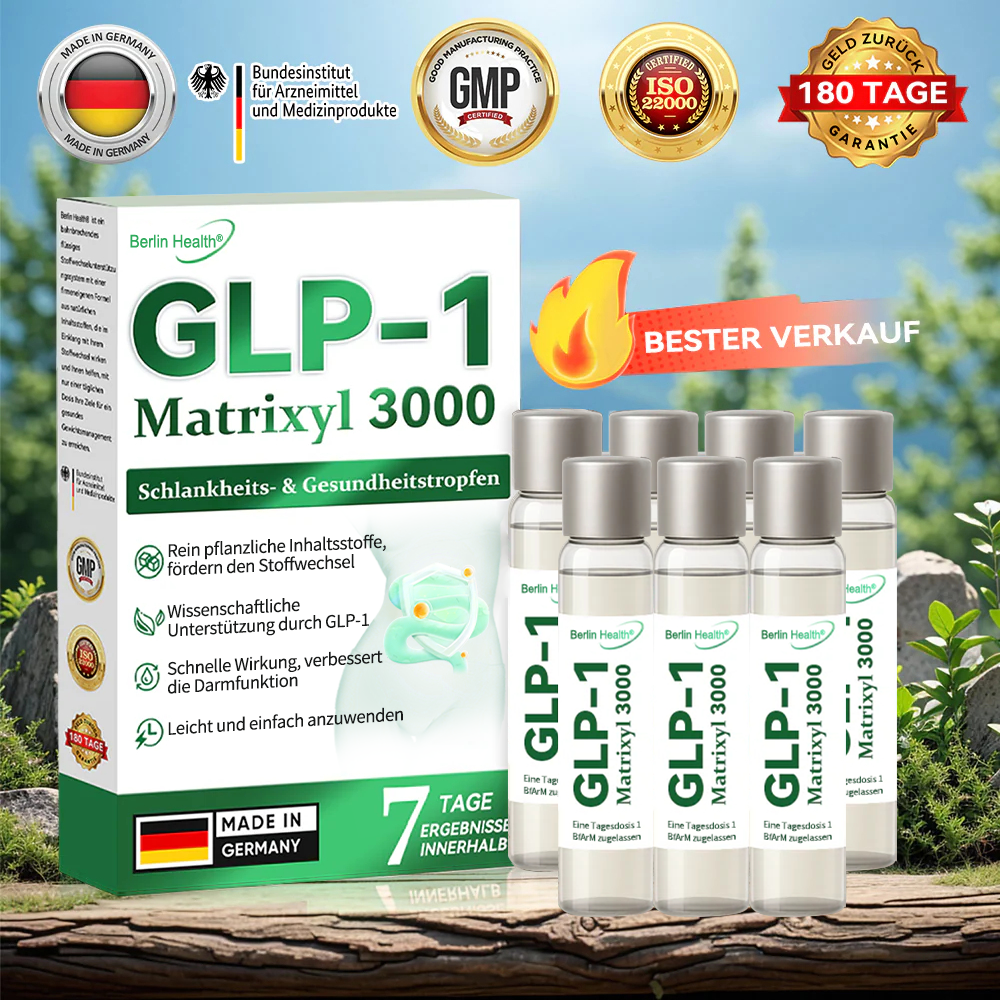 Offizieller Shop | 🎉Berlin Health® 𝗚𝗟𝗣-𝟭 & 𝗠𝗮𝘁𝗿𝗶𝘅𝘆𝗹 𝟯𝟬𝟬𝟬 𝗦𝗰𝗵𝗹𝗮𝗻𝗸𝗵𝗲𝗶𝘁𝘀- & 𝗚𝗲𝘀𝘂𝗻𝗱𝗵𝗲𝗶𝘁𝘀-𝗧𝗿𝗼𝗽𝗳𝗲𝗻 (𝗡𝘂𝗿 𝗲𝗶𝗻𝗲 𝗗𝗼𝘀𝗶𝘀 𝗽𝗿𝗼 𝗧𝗮𝗴 — 𝘀𝗶𝗰𝗵𝘁𝗯𝗮𝗿𝗲 𝗘𝗿𝗴𝗲𝗯𝗻𝗶𝘀𝘀𝗲 𝗶𝗻 𝗻𝘂𝗿 𝟳 𝗧𝗮𝗴𝗲𝗻) ✅ 𝗙ü𝗿 𝗙𝗲𝘁𝘁𝗹𝗲𝗶𝗯𝗶𝗴𝗸𝗲𝗶𝘁, 𝗛𝗲𝗿𝘇-𝗞𝗿𝗲𝗶𝘀𝗹𝗮𝘂𝗳-𝗚𝗲𝘀𝘂𝗻𝗱𝗵𝗲𝗶𝘁, 𝗗𝗶𝗮𝗯𝗲𝘁𝗲𝘀, 𝗦𝗰𝗵𝗹𝗮𝗳𝗮𝗽𝗻𝗼𝗲, 𝗚𝗲𝗹𝗲𝗻𝗸𝗽𝗿𝗼𝗯𝗹𝗲𝗺𝗲 𝘂𝗻𝗱 𝗺𝗲𝗵𝗿 🎉