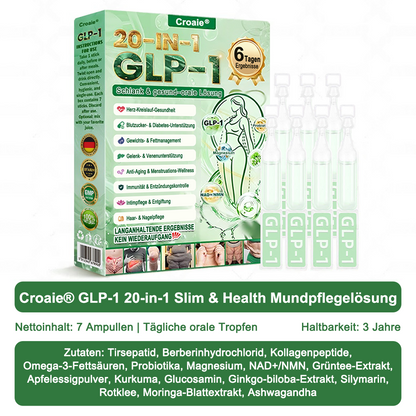 Neuerscheinung 🇩🇪｜Croaie® GLP-1 20-in-1 Slim & Health Oral Solution -Nur eine Dosis pro Tag, sichtbare Ergebnisse in nur 6 Tagen!Enthält 100 Milliarden aktive Probiotika (CFU). ✅ Unterstützt das Gewichtsmanagement, die Herzgesundheit