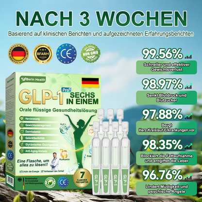 Berlin Health®  GLP-1 Sechs-in-Eins Gesundheitslösung Orallösung (🌿 Nur einmal täglich – sichtbare Veränderungen in nur 7 Tagen) ✅ Geeignet für: Übergewicht, Diabetes und verschiedene Gesundheitsbedürfnisse