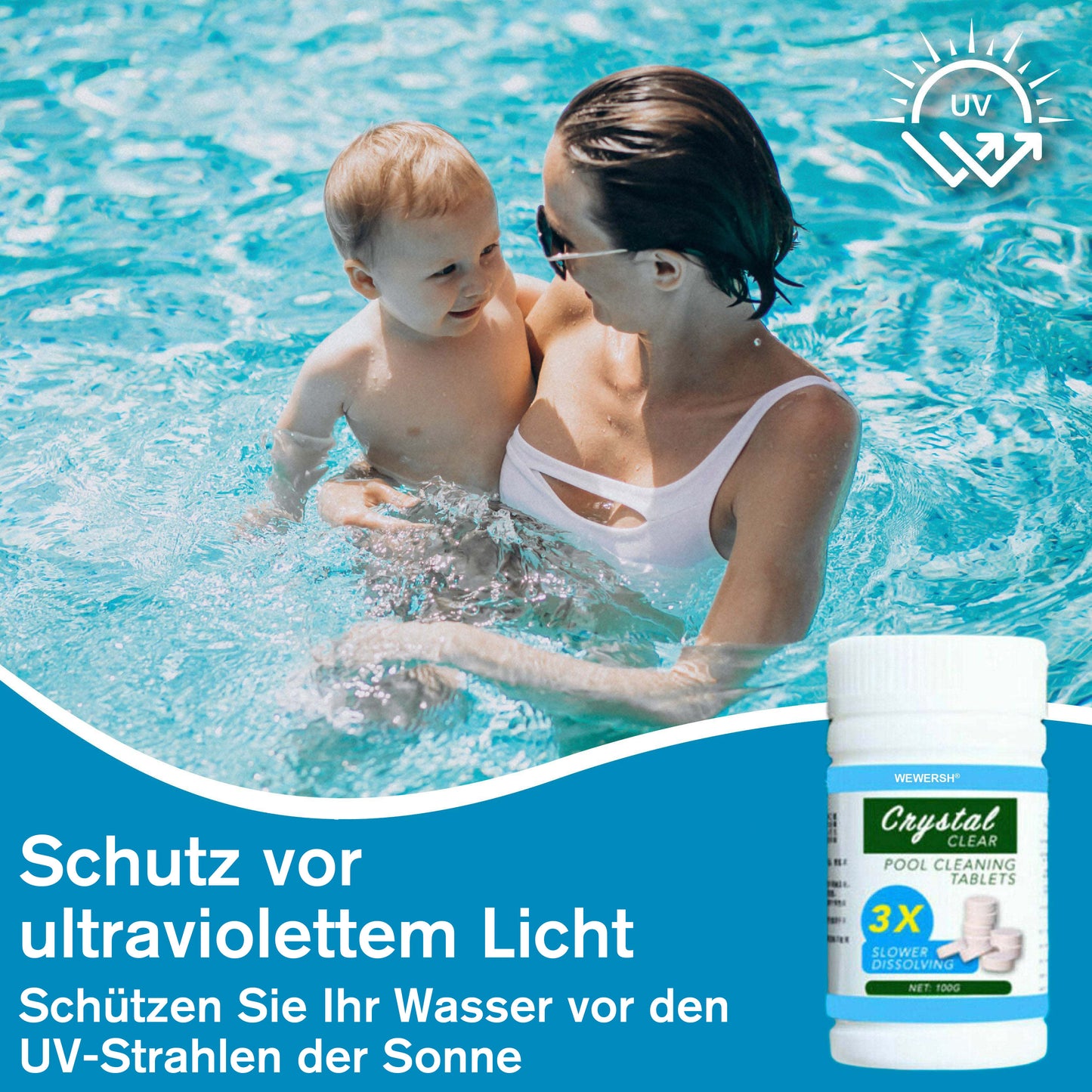 WEWERSH® Pool Cleaning Tablet (100 PCS)