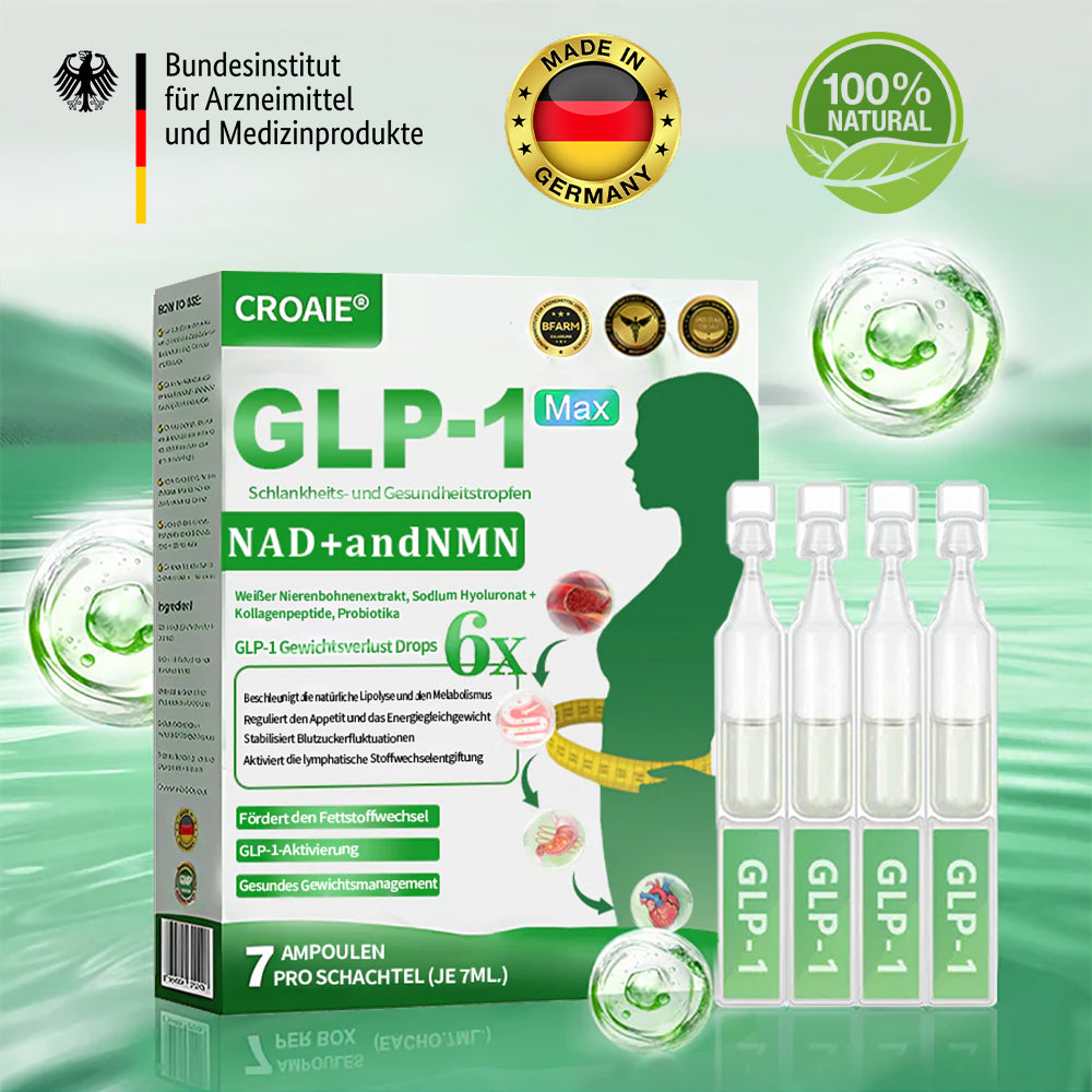🇩🇪 Offizieller Shop – CROAIE® GLP-1 Schlankheitslösung zum Einnehmen Für Adipositas, Herz-Kreislauf-Erkrankungen, Diabetes, Schlafapnoe, Gelenkprobleme und mehr 🔥
