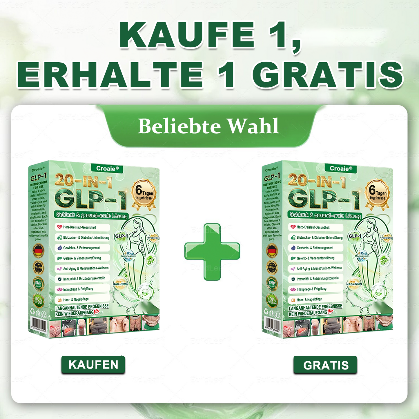 Neuerscheinung 🇩🇪｜Croaie® GLP-1 20-in-1 Slim & Health Oral Solution -Nur eine Dosis pro Tag, sichtbare Ergebnisse in nur 6 Tagen!Enthält 100 Milliarden aktive Probiotika (CFU). ✅ Unterstützt das Gewichtsmanagement, die Herzgesundheit