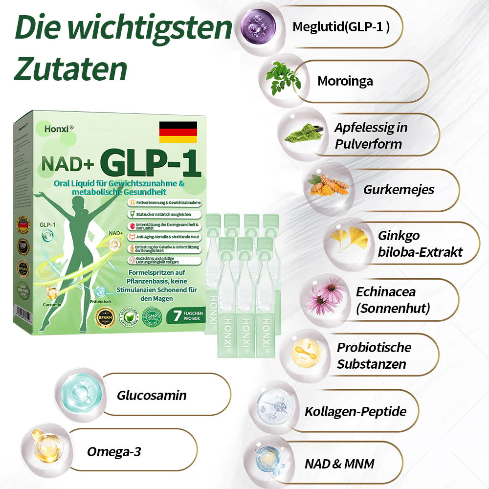 Honxi® ✨GLP-1 + NAD+ Oral Liquid für Gewichtszunahme & metabolische Gesundheit (𝐍𝐮𝐫 𝐞𝐢𝐧𝐞 𝐃𝐨𝐬𝐢𝐬 𝐩𝐫𝐨 𝐓𝐚𝐠, 𝐬𝐢𝐜𝐡𝐭𝐛𝐚𝐫𝐞 𝐕𝐞𝐫ä𝐧𝐝𝐞𝐫𝐮𝐧𝐠𝐞𝐧 𝐢𝐧 𝟕 𝐓𝐚𝐠𝐞𝐧) ✅ 𝐅ü𝐫 𝐅𝐞𝐭𝐭𝐥𝐞𝐢𝐛𝐢𝐠𝐤𝐞𝐢𝐭, 𝐤𝐚𝐫𝐝𝐢𝐨𝐯𝐚𝐬𝐤𝐮𝐥ä𝐫𝐞 𝐆𝐞𝐬𝐮𝐧𝐝𝐡𝐞𝐢𝐭, 𝐃𝐢𝐚𝐛𝐞𝐭𝐞𝐬, 𝐒𝐜𝐡𝐥𝐚𝐟𝐚𝐩𝐧𝐨𝐞, 𝐆𝐞𝐥𝐞𝐧𝐤𝐩𝐫𝐨𝐛𝐥𝐞𝐦𝐞 𝐮𝐧𝐝 𝐦𝐞𝐡𝐫