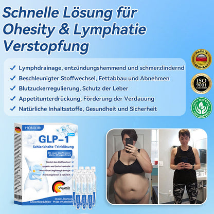 Honxi® ✨GLP-1 Max Schlankheits-Trinklösung ⚡7 Tage sichtbare Wirkung, keine Nebenwirkungen, geeignet für alle Altersgruppen