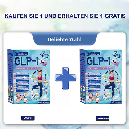 Offizieller Store | Honxi® Longevity GLP-1 8-in-1 Schlank & Gesund Lösung zum Einnehmen (Einmal täglich, sichtbare Ergebnisse in 7 Tagen) Unterstützt Adipositas, Herz-Kreislauf-Gesundheit, Diabetes, Schlafapnoe, Darmgesundheit