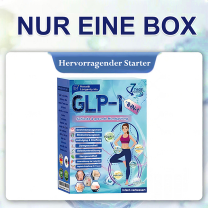 Offizieller Store | Honxi® Longevity GLP-1 8-in-1 Schlank & Gesund Lösung zum Einnehmen (Einmal täglich, sichtbare Ergebnisse in 7 Tagen) Unterstützt Adipositas, Herz-Kreislauf-Gesundheit, Diabetes, Schlafapnoe, Darmgesundheit