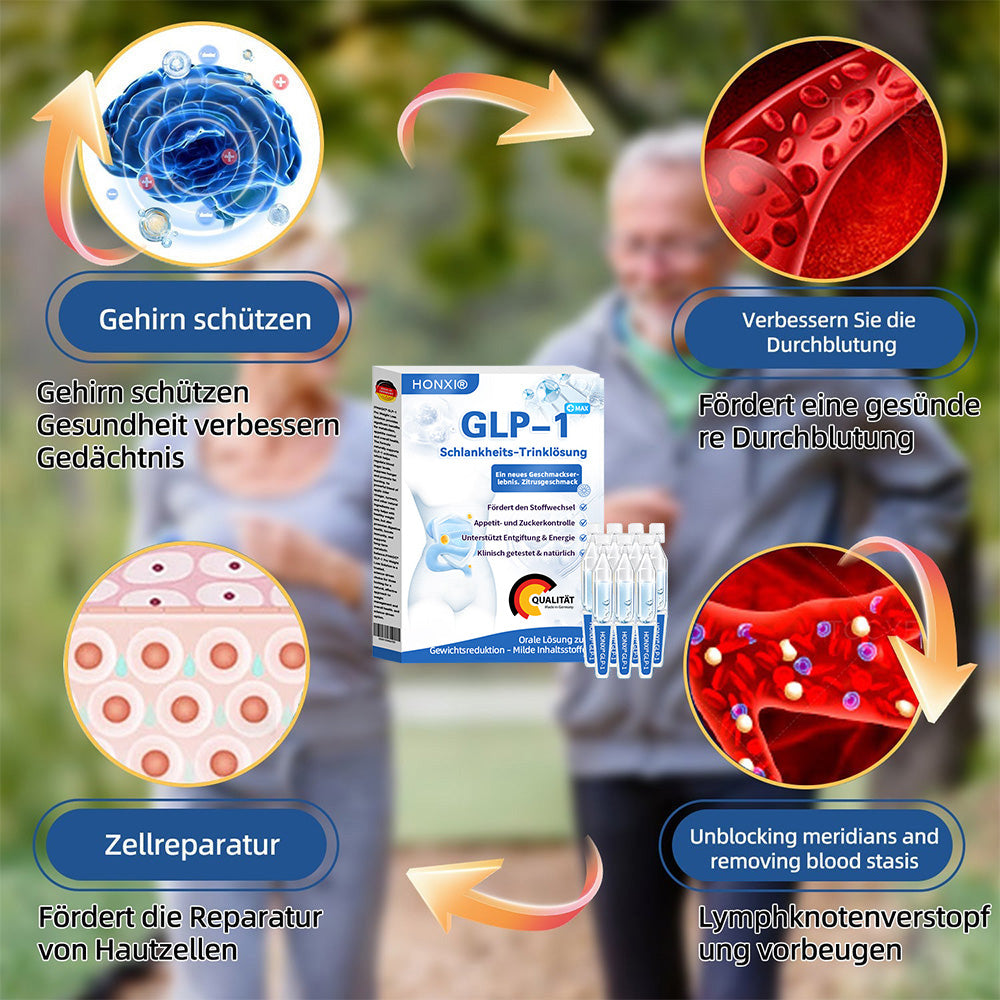 Honxi® ✨GLP-1 Max Schlankheits-Trinklösung ⚡7 Tage sichtbare Wirkung, keine Nebenwirkungen, geeignet für alle Altersgruppen