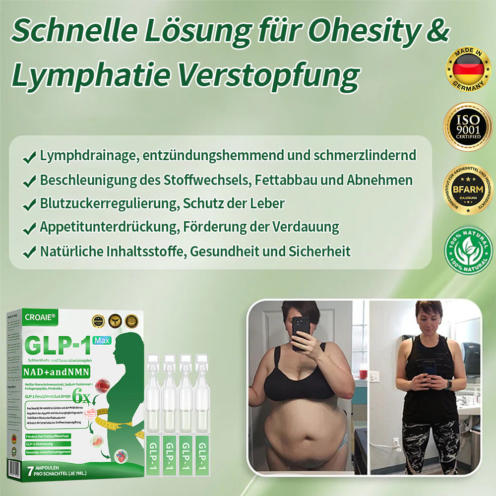 🇩🇪 Offizieller Shop – CROAIE® GLP-1 Schlankheitslösung zum Einnehmen Für Adipositas, Herz-Kreislauf-Erkrankungen, Diabetes, Schlafapnoe, Gelenkprobleme und mehr 🔥